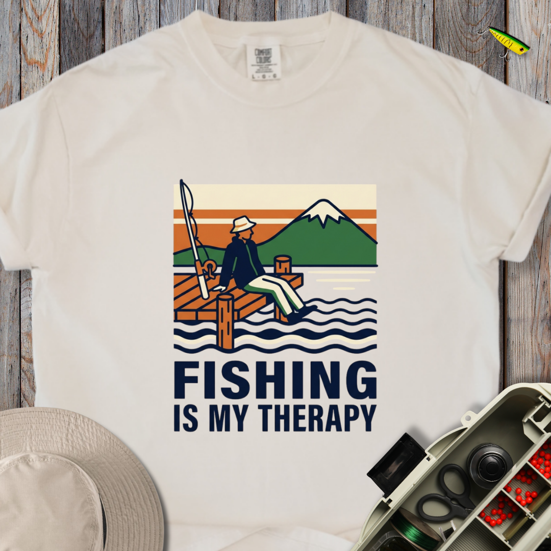 Fishing Is My Therapy T-shirt