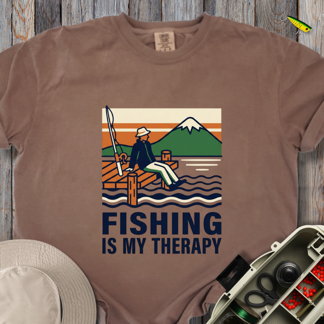 Fishing Is My Therapy T-shirt