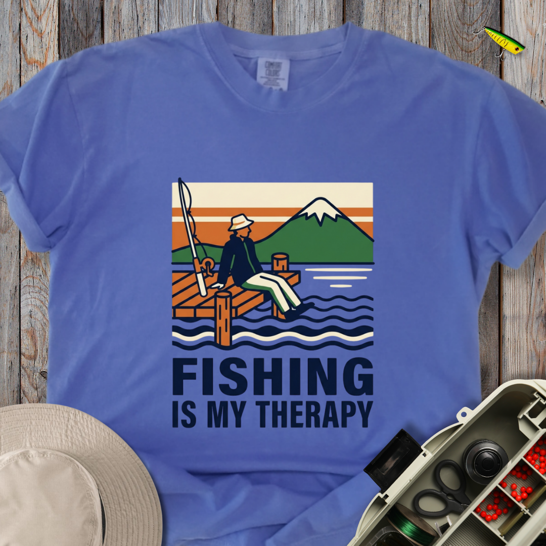 Fishing Is My Therapy T-shirt