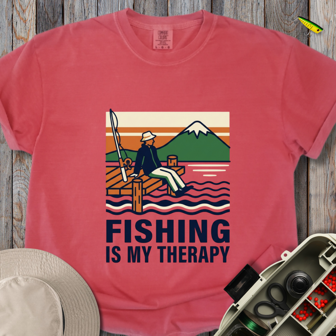 Fishing Is My Therapy T-shirt
