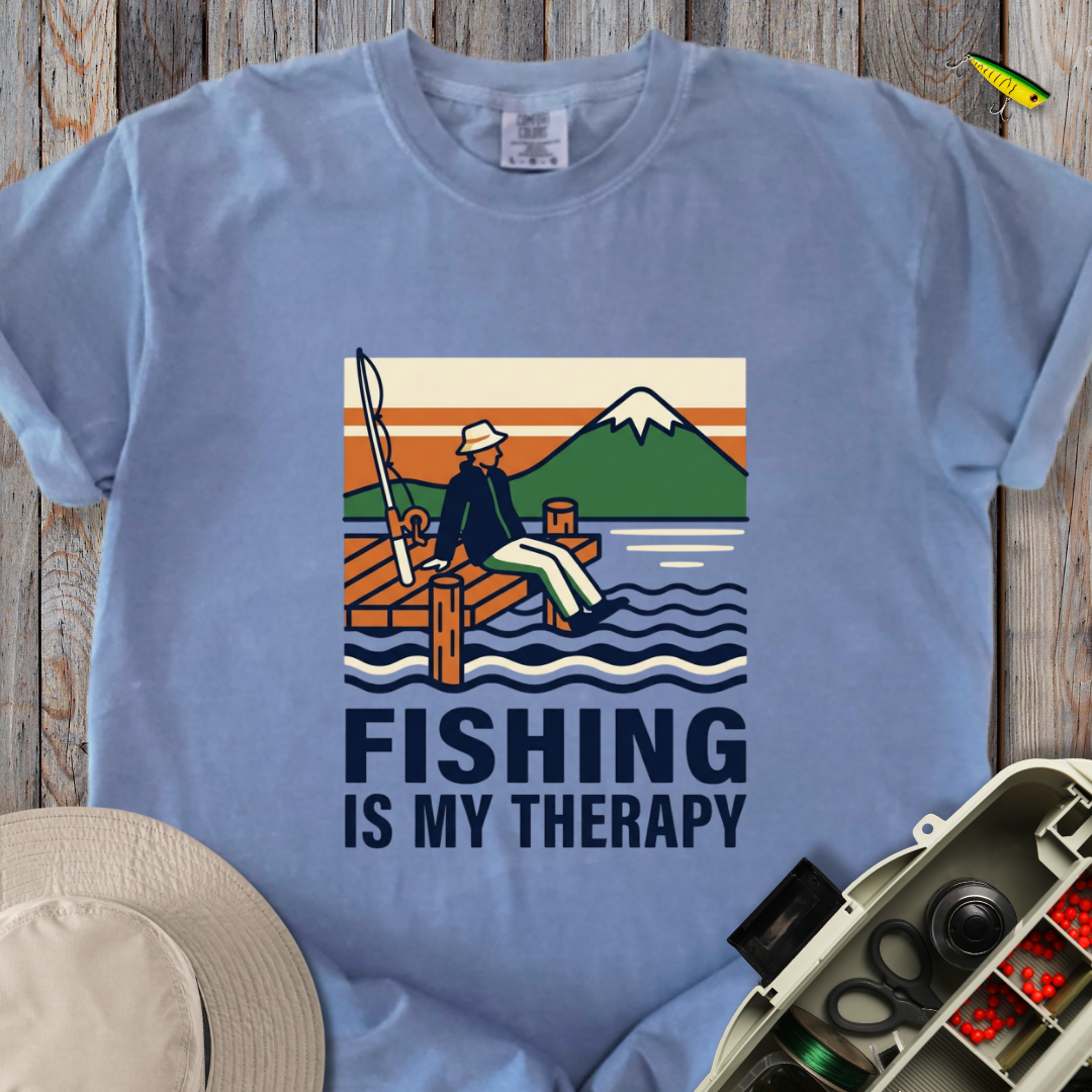 Fishing Is My Therapy T-shirt