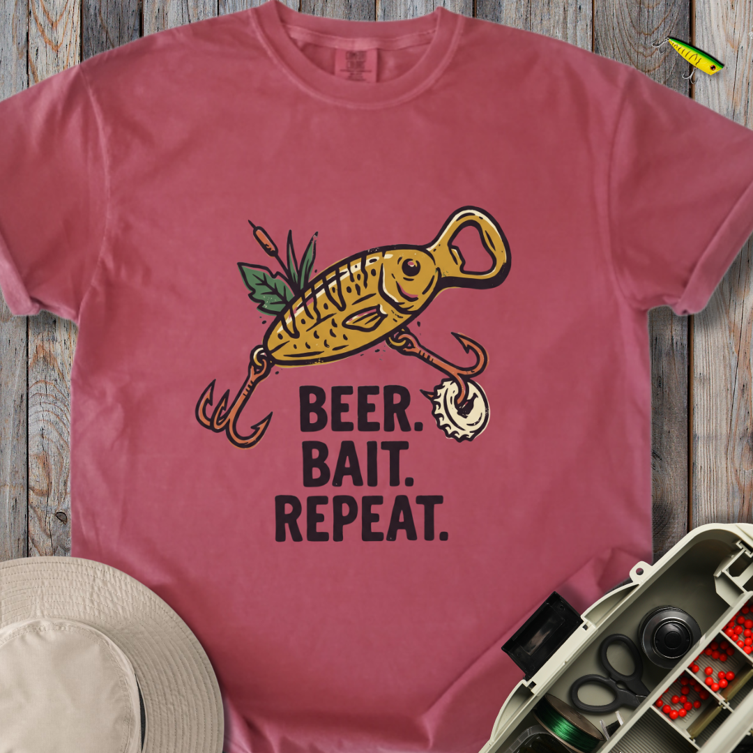 Beer Bait Repeat T-shirt