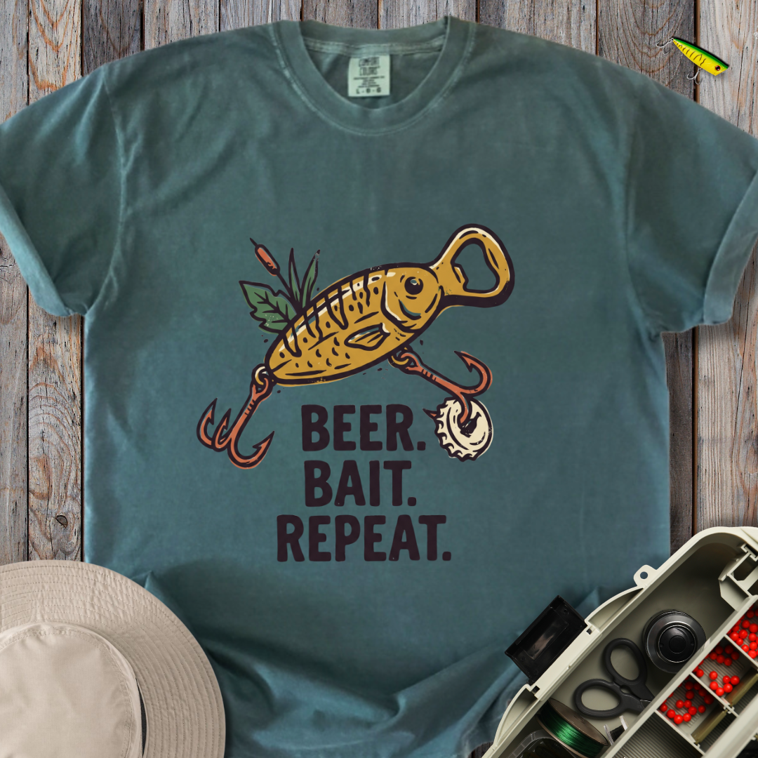 Beer Bait Repeat T-shirt