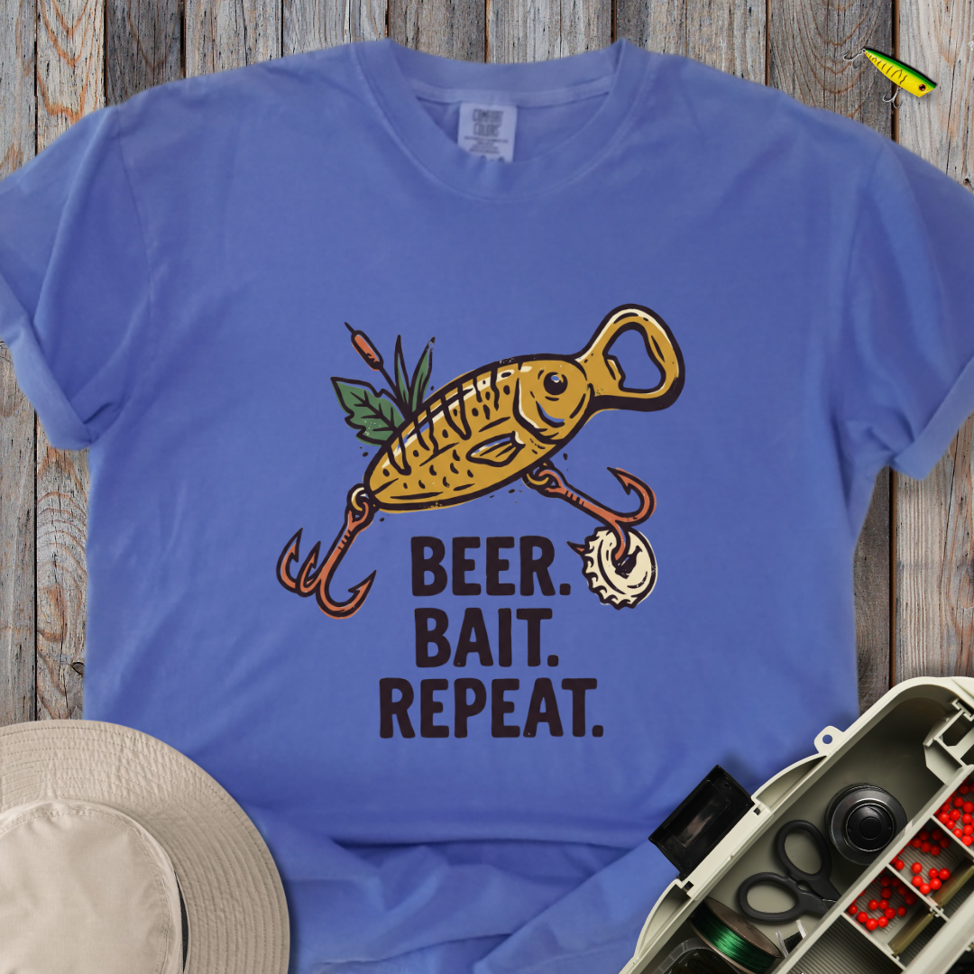 Beer Bait Repeat T-shirt