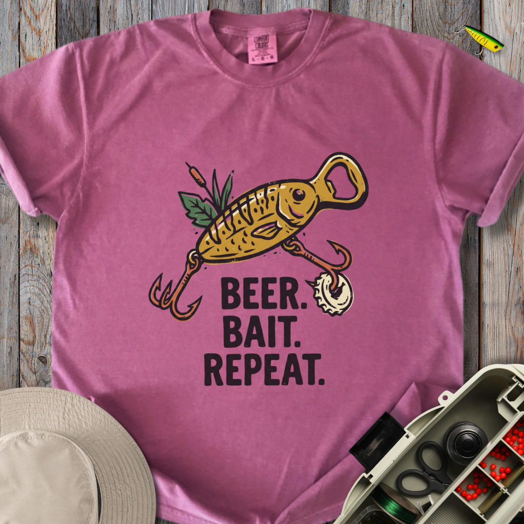 Beer Bait Repeat T-shirt