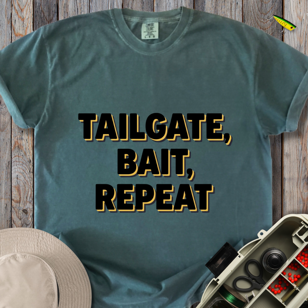 Tailgate Bait Repeat T-shirt