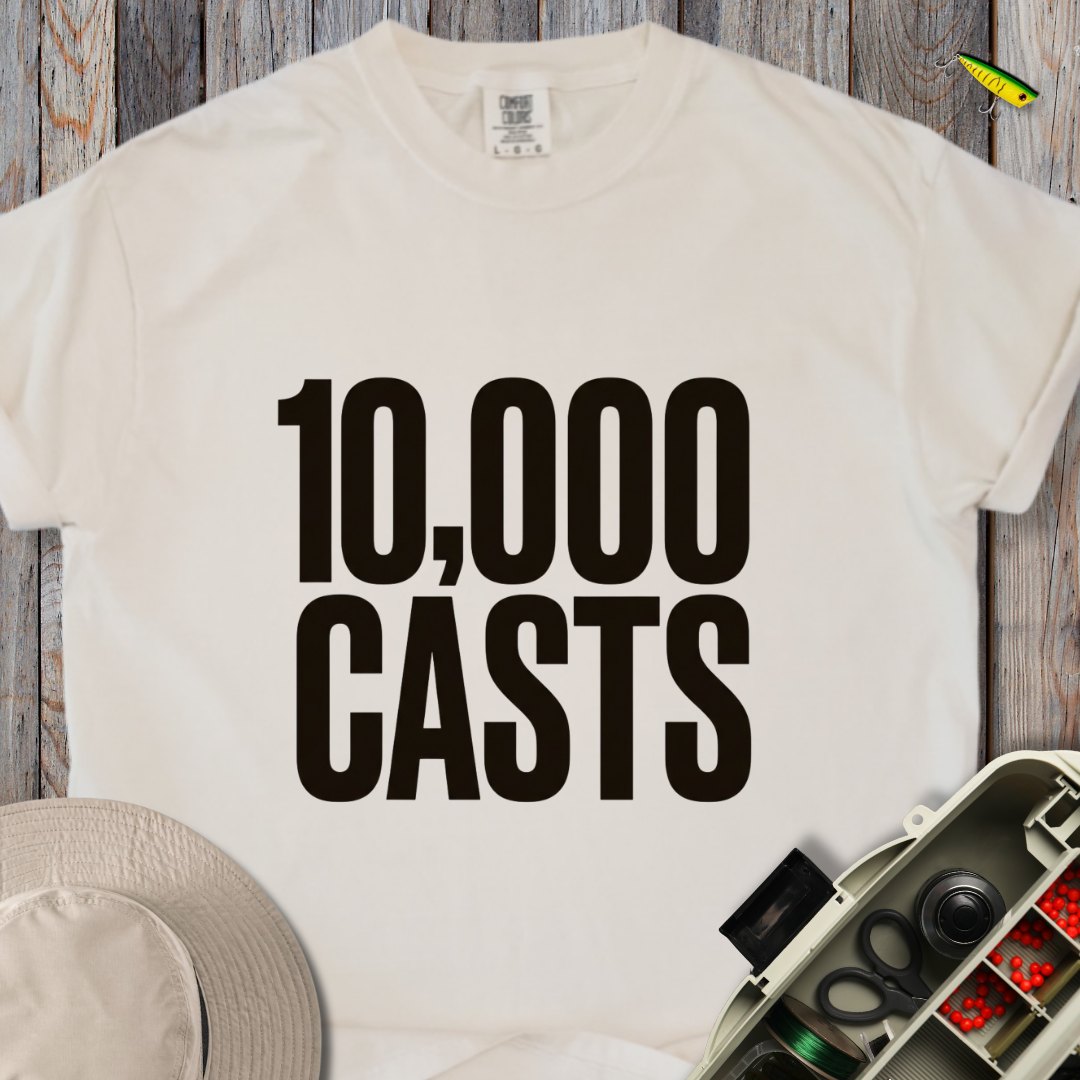 10,000 Casts T-shirt