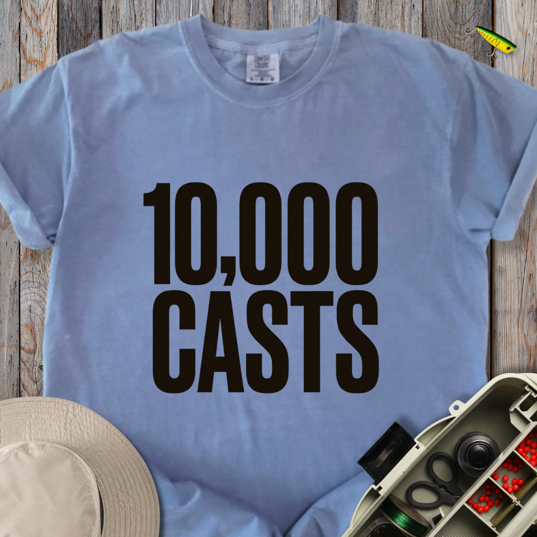 10,000 Casts T-shirt